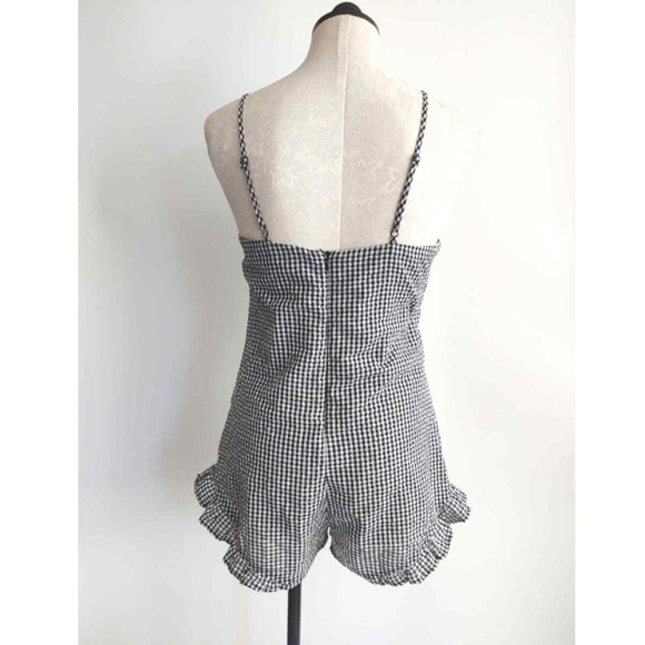 Honey Punch Checkered Romper - Picture 7 of 7